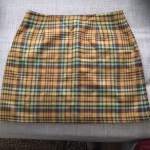 Plaid skirt